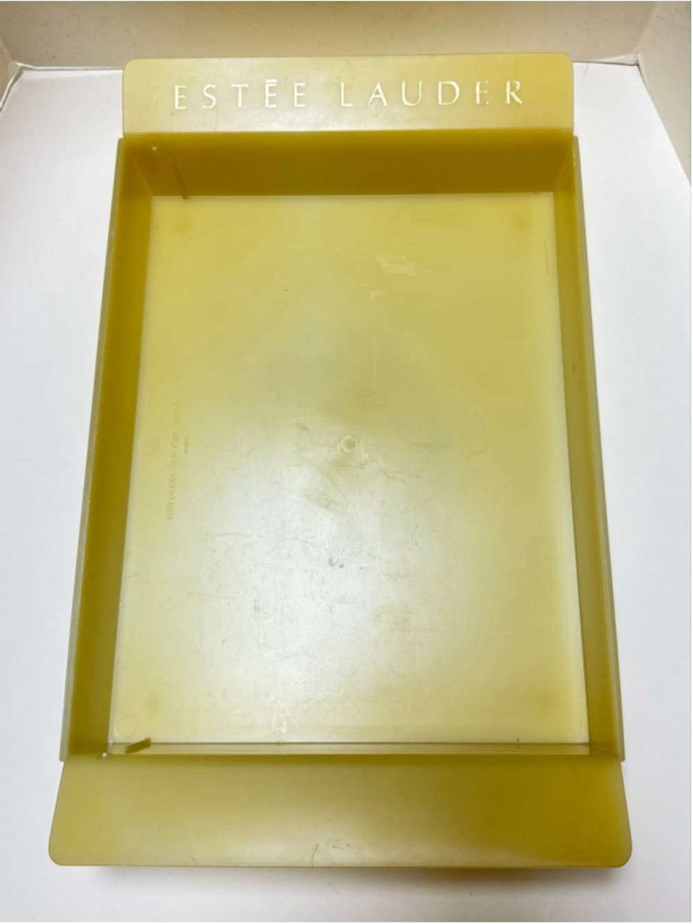 Vintage Estée Lauder Plastic Perfume Vanity Tray / Drawer